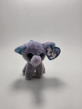 TY Beanie Boo Key Clip “Peanut” the Elephant *Small* SUN FADED (3 inch)